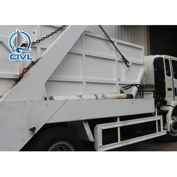 4 x 2 SINOTRUK HOWO Swing Arm Garbage Truck 6CBM/8CBM10CBM /12CBM With Fashion Design