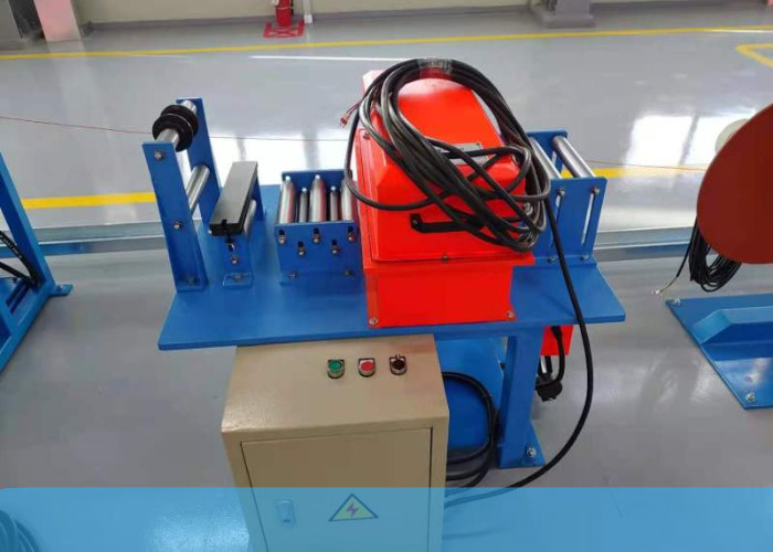 100mm 70m/Min Aluminum Tape Corrugating Machine Fiber Optic Cable Machine
