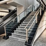Sturdy Aluminium Stair Balustrade Fireproof Aluminum Stair Rail