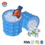 Large Outdoor Standing Capacity Dual-chamber Silicone Ice Trays Molds Genie