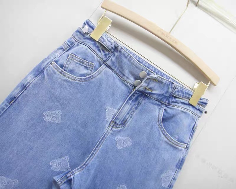 100% Cotton Printed Denim Fabric 7 Oz Shrink Resistant