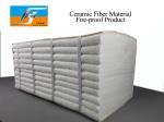 Fire Proof Ceramic Fiber Products Filling Material Hot Dip Galvanizing Furnace