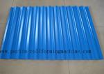 PLC Steel Metal Roof Panel Roll Forming Machine , Roofing Sheet Roll Former 5