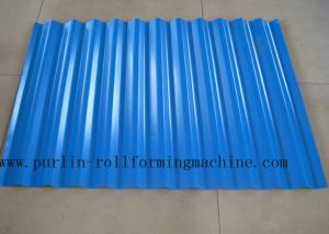 China PLC Steel Metal Roof Panel Roll Forming Machine , Roofing Sheet Roll Former 5 Ton factory