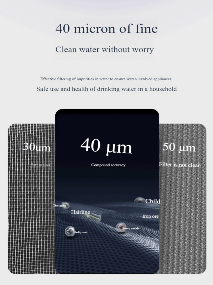 5 Tons Large Flow Whole House Sediment Filter Household Tap Water Filter System