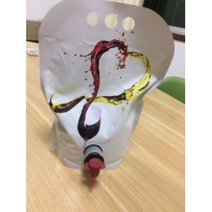 spout pouch/Food grade liquid beverage bag with spout/Runner wine spout bag