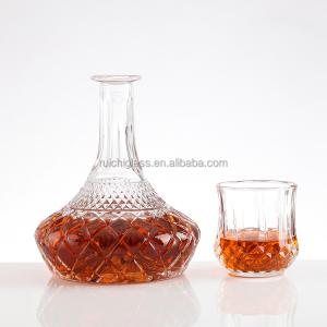 China 50ml 100ml 500ml 750ml Glass Liquor Bottle for Gin Vodka Whiskey Sealing Type Customize factory