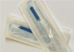 Blue 0.25 MM 17 Pins Permanent Makeup 3D Embroidery Needles For Tattoos