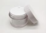 Round 50g PET Cosmetic Bottles For Facial Care Packaging