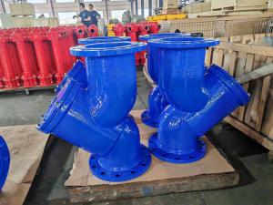 China Cast Iron Y Strainer With SS304/SS316 Screen -20℃-120℃ Temperature Rating Various Pressure Ratings factory