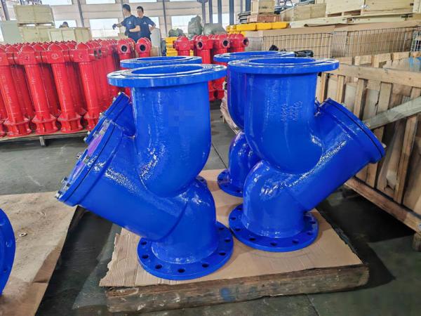 Cast Iron Y Strainer With SS304/SS316 Screen -20℃-120℃ Temperature Rating