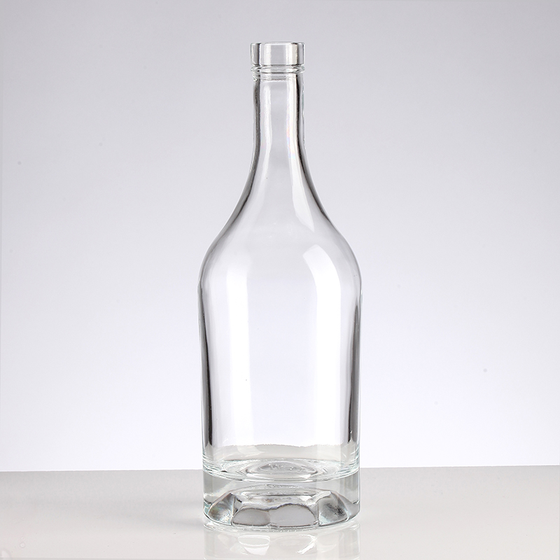 Glass Bottle for Liquor 750ml Round Shape Vodka Whiskey Gin Rum Spirit Wine Bottle
