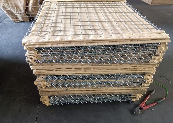 1mx2m High Intensity Clashproof Gabion Barriers Used For itary Fortifications