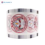 Clear PP PS PET PE Laminated Film Roll Plastic Cup Sealing Roll Film