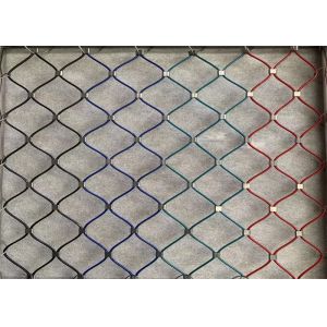 China 60*105mm Stainless Steel Wire Rope Mesh on sale