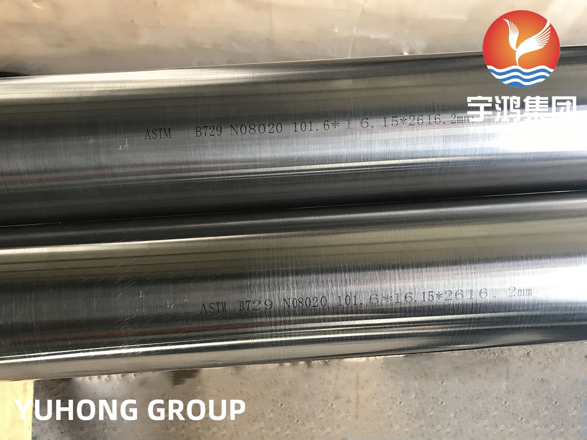 ASTM B729 ALLOY 20 / UNS NO8020 Hastelloy Seamless Pipe