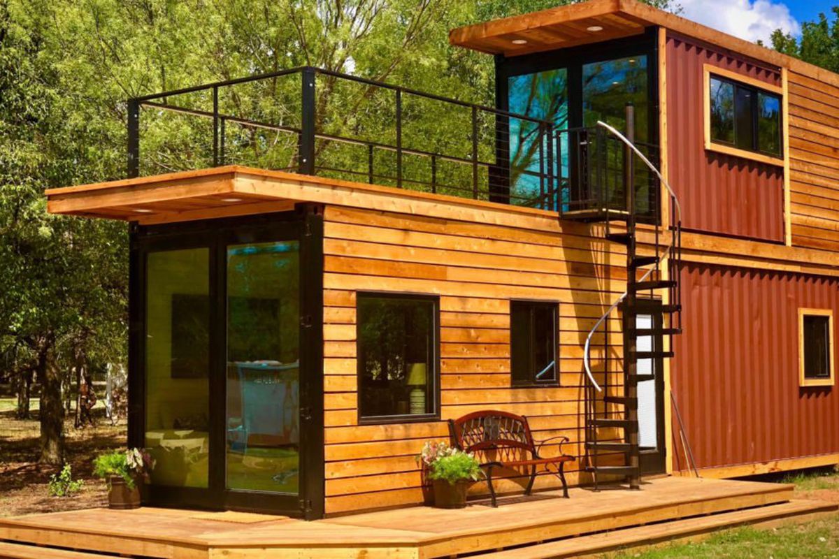 Portable Expandable Container House Double Storey 20 40 Foot Container Homes
