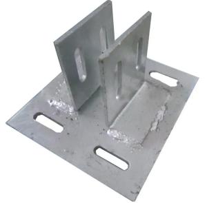 China 10-20mm Thickness Concrete Embed Plate Steel Embed Plates In Concrete Zinc Plated factory