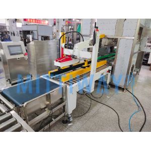 PLC Control Carton Closing Machine Automated Case Sealer Machine