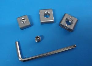 China Custom Size Metal Banding Material , SS 304 Stainless Steel Screw Buckles factory