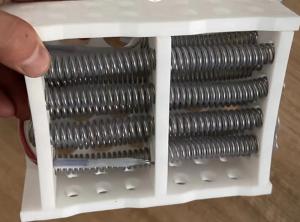 China Custom Fluoroethylene Frame PTFE Tank Immersion Heater factory