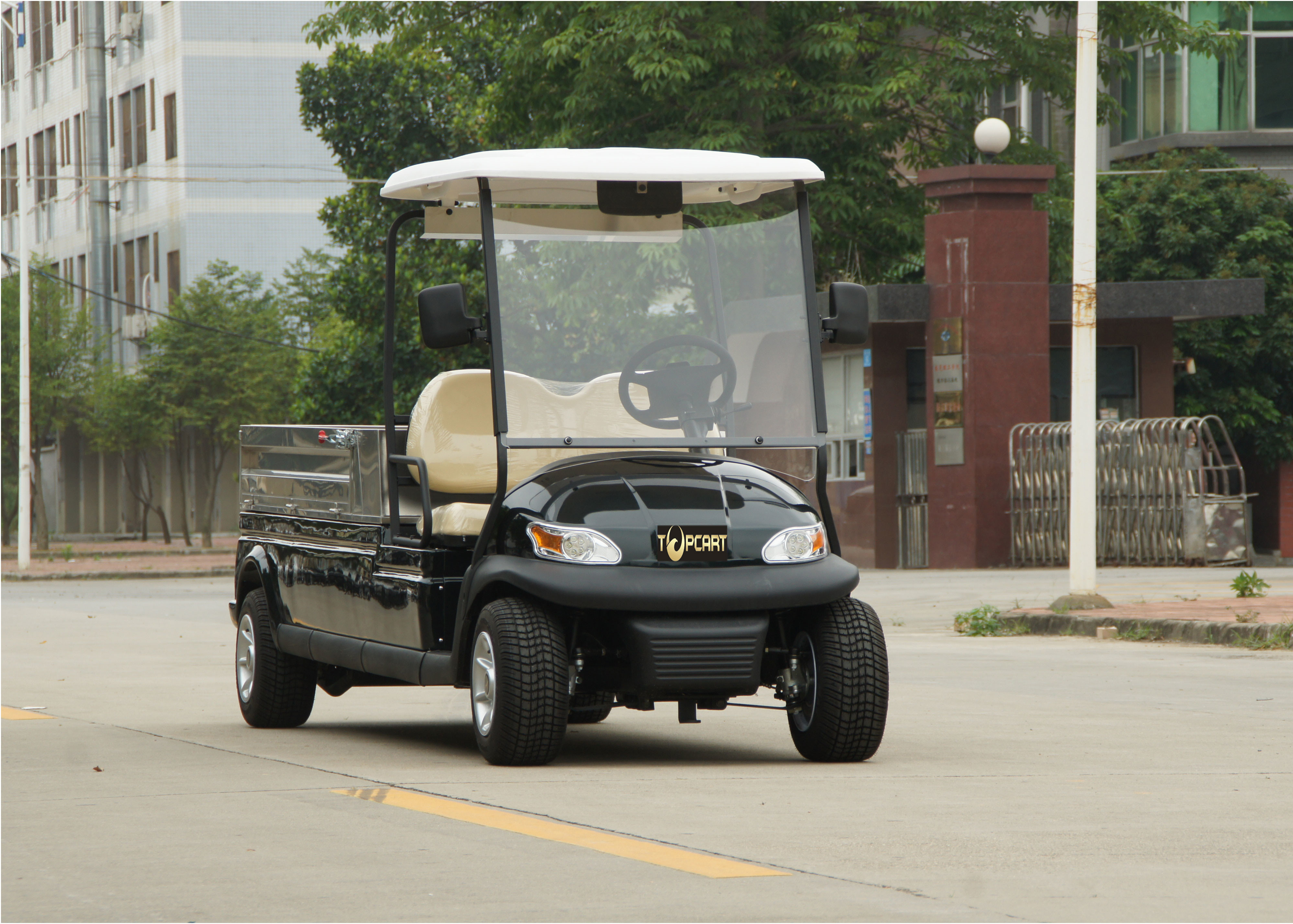 CE Approved Utility Golf Cart , Motorized Utility Vehicles With Cargo Box