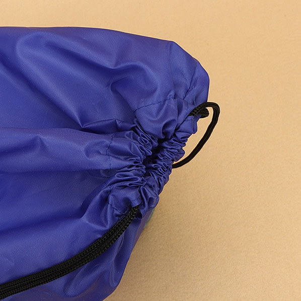 Custom printed string bag sport gym polyester drawstring bag with logo travel bag with logo corporate branding bag