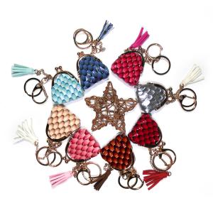 China Smooth Surface Mini Coin Purse Keyring factory