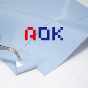 China AOK Tasteless Heat Sink Silicone Pad, Heatproof Electrically Conductive Thermal Pad factory