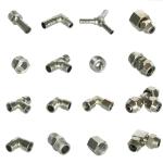 Copper Nickel Union Elbow Tee Union Inner And Outer Filament Water Pipe Straight