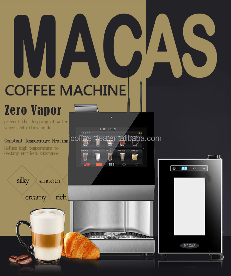 Multi-functional Espresso Coffee Maker Machine for Automatic Fresh Milk Vending Coffee
