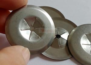 China 1-1/2 Round Self Lock Washers Stainless Steel Used To Secure Board Or Batt Insulation factory