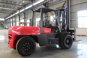 China Heavy Duty Diesel Forklift Truck CPCD100 175mm Fork Width 1220mm Fork Length factory