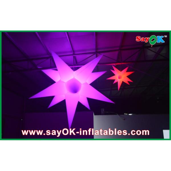 Indoor Party Decoration Inflatable Led Star Advertising Star Balloon With Led Light