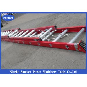Industrial Stringing Aluminum Alloy Suspension Ladder Single Telescopic