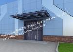 Automatic Glass Sectional Industrial Garage Doors Steel Buildings Kits Superior