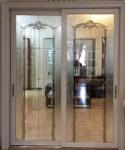 21mm Antique Brass Door Leaded Glass Decorative Items For Home Solid