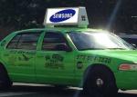 3g / 4g Led Car Message Sign , Full Color Taxi Roof Led Display Smd