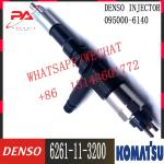 6261-11-3200 Komatsu Diesel PC800-8 D155AX-6 Engine Fuel injector 6261-11-3200