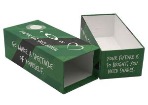 China Full Color Printing Hard Paper Cardboard Sunglasses Box factory