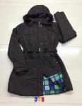 318 ladies padding long jackets stock (coats,blouzes,tops)