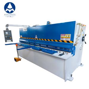 China Hydraulic Metal Plate Swing Shearing Machine 4mm With E21S Controller factory