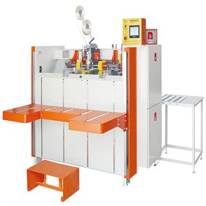 China Double Servo Semi Auto Stitcher High Speed With 120mm Nail Distance factory