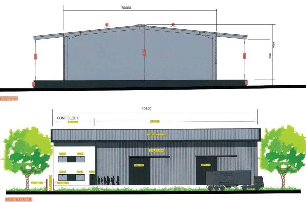 Hot - dipped Galvanized C & Z Beams Garage Steel Frame House-Light steel frames