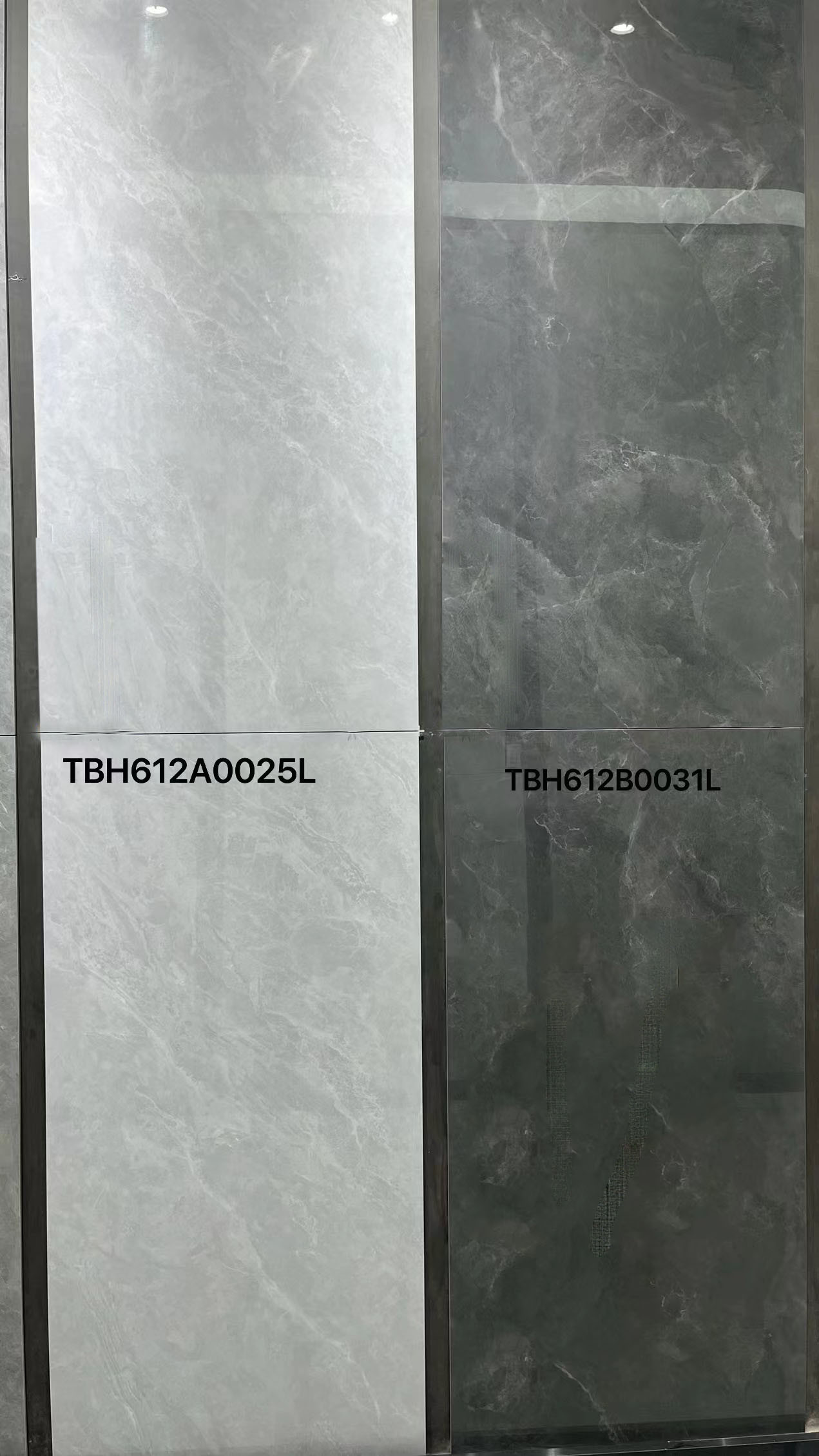 Floor Wall Interior Polished Glazed Tiles 600x1200mm Panels Office Balcony Outside Gray Carrara Ceramic Tiles