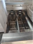 Four Pots Four Baskets With Oil Filter System 304SUS Ventless Deep Kfc Chips
