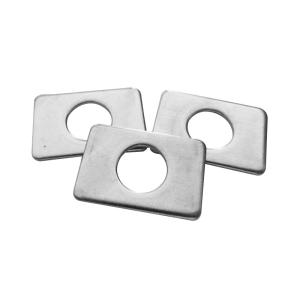 China Zinc Plated Square Flat Washers Size M6-M52 Preventing Galvanic Corrosion factory
