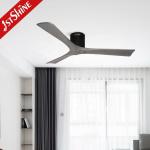 1stshine Hotel Ceiling Fan with Remote Control and Low Voltage Solid Wood Blades