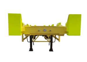 China 40FT Skeleton Container Semi Trailer 2 Axles 13t Fuwa Axle 20FT factory