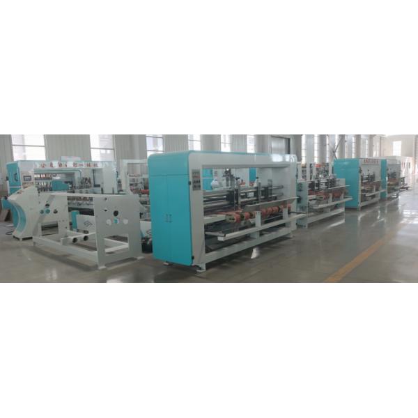 Cardboard Stapler 2800mm Automatic Stitching Machine For Corrugated Boxes